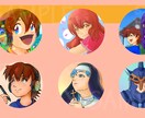 高品質なSNSアイコン・ヘッダーを丁寧に制作します 配信・VTuber・SNSに！1枚絵の密度でアイコンを制作！ イメージ10