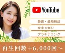 最速最短⭐️YouTube＋6,000回増やします ⭐️最速最短で、再生回数が6,000回増えるまで拡散します。 イメージ1