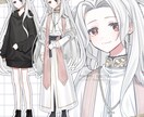 TRPGでご利用頂ける立ち絵をお手頃価格で描きます TRPG等でご利用頂ける立ち絵/バストアップイラスト描きます イメージ2