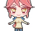 ミニキャラのドット絵作成します ★用途・加工自由！自分だけの可愛いアイコンが欲しい方へ★ イメージ2