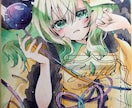 アナログでイラスト描きます フリルやレースなど可愛くメイク！ イメージ1