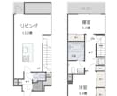 間取り図、3000円で3件お受けします 間取り図の場合、修正回数は3枚の合計です。 イメージ1