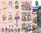 個人向：キャラクターデザイン・一枚絵・制作承ります ゲーム・Ｖ活・ノベル・広告他お好きな用途でお使いいただけます イメージ7