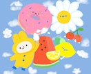 商用OK！グッズ向けゆるかわキャラクター制作します 覚えてもらえる！使いやすいミニキャラ製作！ イメージ8