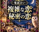 誰にも言えない複雑な恋とあの人の本音を占います 否定せず相手の本音と二人の未来を読み解きます イメージ1