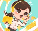 商用OK！可愛いミニキャライラスト作成します キャラデザも承ります。小物1点無料 イメージ4