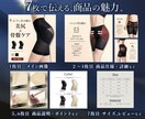 売上につながる商品画像を作成します 「欲しい！」を引き出すデザイン。7枚セットでしっかり魅せます イメージ3