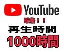 YouTube再生時間を1000時間〜拡散します 限定5名！！見つけたらラッキー⭐︎再生時間格安プランの紹介！ イメージ1
