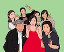 結婚式や思い出の写真などを描きます あなた用のイラストを描きます。 イメージ1