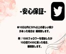 Twitterのフォロワー1500人増やします 海外1フォロワー＝1円の低価格&スピード納品&高品質 イメージ3
