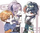 かわいいちびキャラを制作いたします どんなキャラクターもゆるふわちびキャラに。任せてください！ イメージ3
