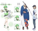 キャラの魅力が伝わる立ち絵を制作します グッズや配信活動に使える立ち絵を提供します！ イメージ4