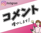 インスタの日本人コメントを増加｜宣伝・拡散します リアルユーザー |コメントが3個増加まで拡散！ イメージ1