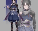 VTuber、TRGG等のイラスト制作いたします VTuber、TRPG、ゲーム等立ち絵 イメージ6