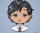 オリジナルなアイコンをすぐにお描きします 簡単なテンプレートを記入して可愛いアイコンが完成☆ イメージ8
