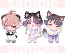 SD(デフォルメ)イラスト承ります 最短3日納品！アニメ塗りのかわいいデフォルメ制作します♪ イメージ4