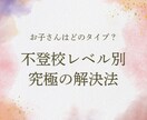 不登校レベル別解決法をお教えします 良好な親子関係になり、不登校を解決方がわかる イメージ1