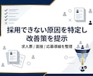 採用できない原因を特定し改善策を作ります 求人票・面接・応募導線の詰まりを整理して改善します イメージ1