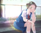 ラノベ風の絵柄であなただけの可愛いアイコン描きます アイコン、そこには世界が広がっています。 イメージ3