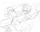 イラスト線画アイパッドで描きます イラスト線画をよく描きます。趣味を活かせたら嬉しいです イメージ2