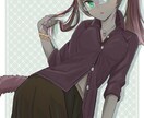 1枚絵のイラスト描きます SNSアイコンやサムネ、ギフトなどに！女の子と動物得意です！ イメージ5