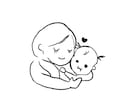 赤ちゃんの似顔絵描きます SNS向けのゆるふわ似顔絵を描きます！セットなら大人もOK イメージ6