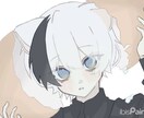 イラスト描きます 男の子・女の子の個性的な表情、儚げなイラストが得意です！ イメージ2
