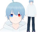 立ち絵のみOK！VRoidで3D化します VTuberさん向け！キャラデザからも承ります イメージ5