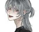 アイコン用イラストを描きます 顔アップの肩上までのイラストです イメージ1