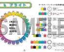 学習用にPCCSトーン図を提供します 資格取得に必須の色相、配色の習得に！ イメージ3