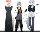 TRPG等に使える立ち絵を作成します TRPGやゲーム、動画活動等に イメージ3