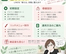 LINE公式アカウントの構築・運用設計をします 相談窓口7年の経験で課題を一緒に言語化します イメージ3