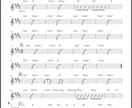 コード譜 マスタリズム譜書きます ライブバージョン譜面、移調譜、オリジナル曲の譜面も書きます イメージ2
