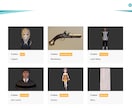 ThreeJSを利用したウェブサイトを開発します ウェブページに3Dデータを表示できる開発 イメージ3