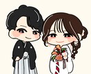 POPで可愛く変身♡デフォルメイラストを描きます 可愛くてポップなミニキャラ風の似顔絵イラストをお描きします イメージ7