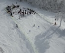 スキー、スノーボードの空撮の方法を教えます (特別な申請を行うことで可能となっております) イメージ2