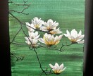 お花の個性あるアクリル画描きます 部屋に飾りたくなるシンプルだけど個性的な植物アート イメージ2