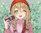 バストアップイラストを描きます 各種アイコンやyoutubeのサムネイルなどの用途 イメージ2