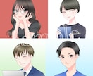 漫画アニメ風で親しみのあるアイコン描きます 商用利用可◎安心感♪爽やかに男女◎SNSやブログに♪ イメージ6
