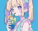 ポップでシンプルな可愛いイラスト描きます グッズ・SNSアイコン・配信背景・記念イラスト等に是非！ イメージ1