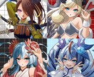 アイコンイラストを描きます キャラは顔が命！魅力的な表情を描きます！ イメージ1