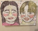 あなたの大切な方に素敵な似顔絵描きます ちょっと個性的なタッチな似顔絵描きます✨ イメージ4