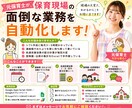 元保育士が保育現場の面倒な業務を自動化します 毎月何時間も使っているその作業、ボタン1つにしませんか。 イメージ1