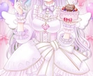 キラキラで可愛らしいイラストお描きします 商用利用OK！どんな場面でも活躍できるイラストです！ イメージ3