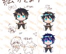 超ゆるいデフォルメチックにキャラ描きます オリジナルキャラクターのみ、いくつか描きます イメージ1