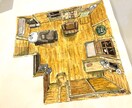 店舗イラスト!真上からの視点で描きます 絵ならではのアングルでチラシやホームページなどの宣伝用に イメージ1