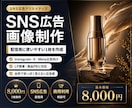 SNS広告画像を制作します 配信用に使いやすい広告バナーを制作 イメージ1
