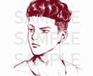 パッと目を惹く♪お洒落な似顔絵アイコンを描きます あなただけの特別な一枚を。SNSアイコン、プレゼントなどに◎ イメージ8