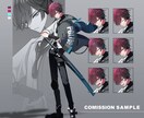 立ち絵制作します TRPG等にお使い頂けるキャラクター立ち絵を制作します イメージ1
