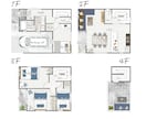 家具付⭐︎戸建、民泊用手描き風間取り図作成します 家具や床材、寝具など再現します イメージ9